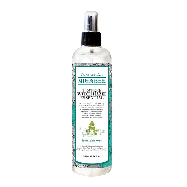 MIGABI Tea Tree Witch Hazel Essential Skin Toner Mist