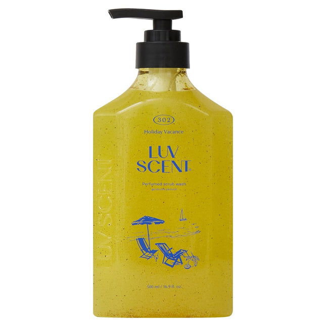 LOVECENT Holiday Vacance Scrub Wash Yuzu Citrus, 500ml, 1 count
