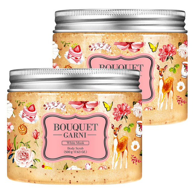 BOUQUET GARNI  Sugar Body Scrub White Musk 500g 2ea