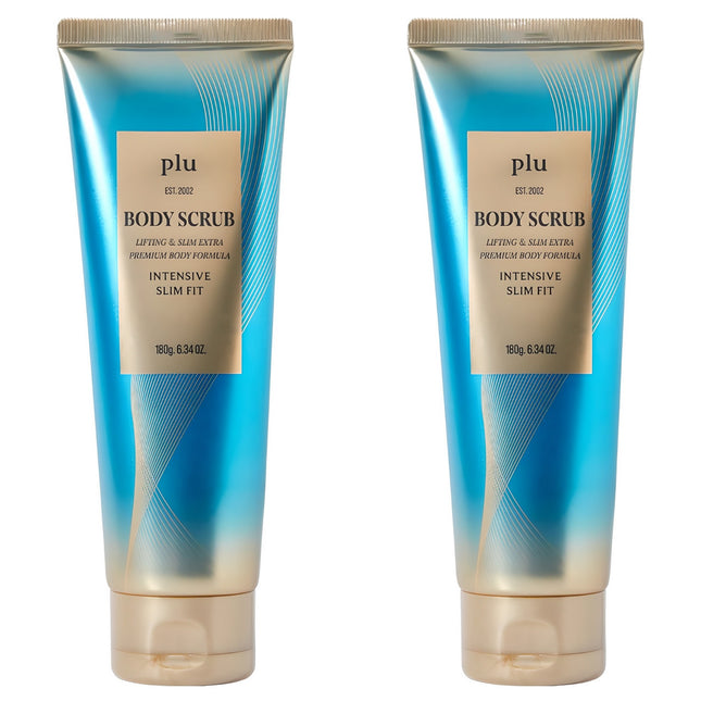 PURU  Intensive Slim Fit Body Scrub Damask Rose Scent, 180g, 2 Count