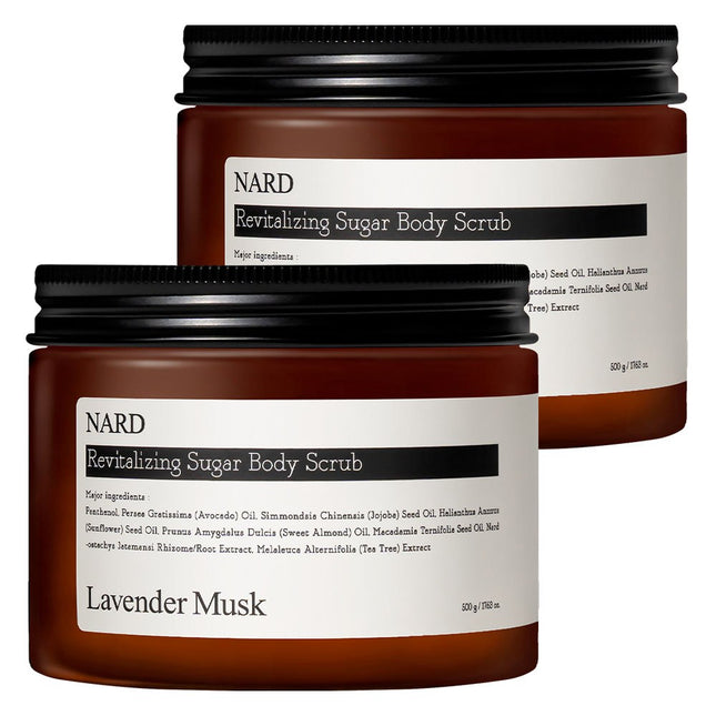 NAD  Bouquet Garni Revitalizing Sugar Body Scrub Lavender Musk, 500g, 2 Count