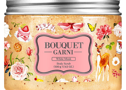 BOUQUET GARNI  Sugar Body Scrub White Musk 500g 1 Pack
