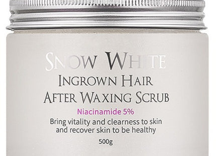 BEAUTY RECIPE Snow White Ingrown Hair After Waxing Scrub, 500g, 1 count
