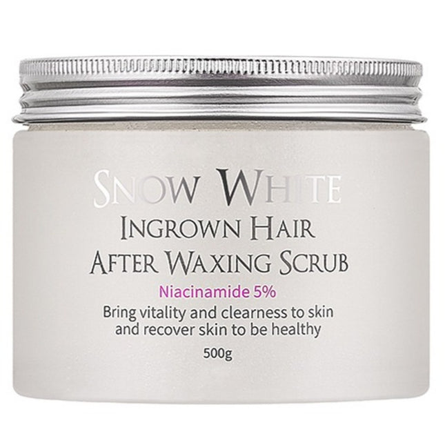 BEAUTY RECIPE Snow White Ingrown Hair After Waxing Scrub, 500g, 1 count