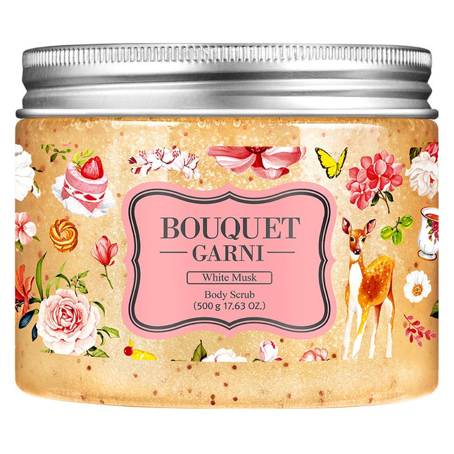 BOUQUET GARNI  Sugar Body Scrub White Musk, 500g, 1 count