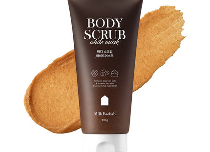 MILK BAOBAB  Body Scrub White Musk 180g 1ea