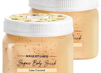 BOUQUET GARNI  Sugar Body Scrub Lime Coconut 500g 2 Pack