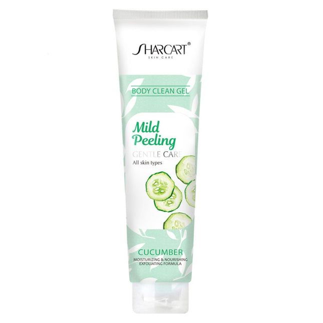 SHAKART  Face & Body Exfoliating Peeling Gel Cucumber Scent 310ml 1 Count