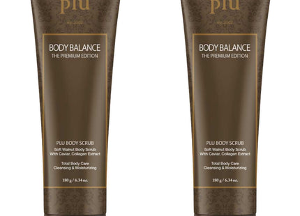 PLU  Body Balance The Premium Edition Body Scrub, 180g, 2 Count