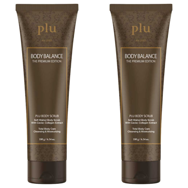 PLU  Body Balance The Premium Edition Body Scrub, 180g, 2 Count