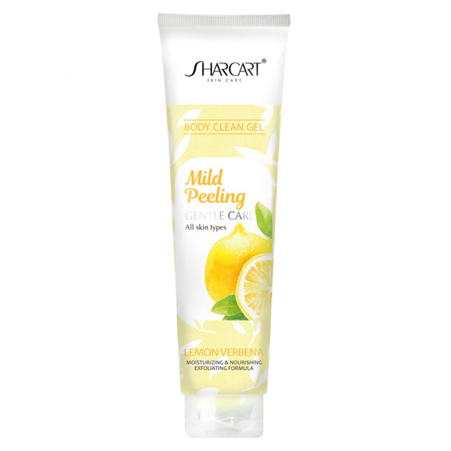 SHAKAT Shakat Face & Body Exfoliating Peeling Gel Lemon Verbena Scent, 310ml, 1 Count
