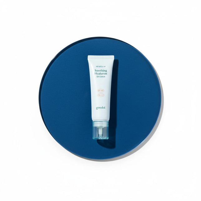 GOODAL Goodal Houttuynia Cordata Calming Hyaluronic Sun Serum 50ml + 20ml Special Set + Random Pocket Pouch Gift