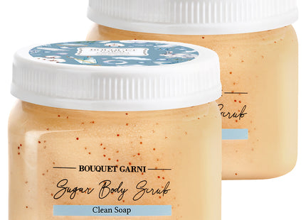 BOUQUET GARNI  Sugar Body Scrub Clean Soap, 500g, Set of 2