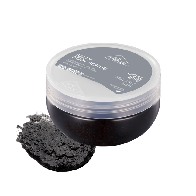 SOLTHERAPY  SALTY COOL BODY SCRUB ROSE 300g 1ea