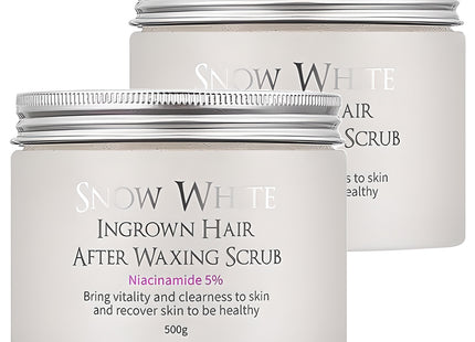 BEAUTY RECIPE  Snow White Ingrown Hair After Waxing Scrub, 500g, 2 Pack