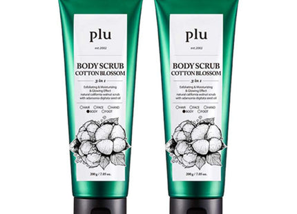 FLU  Body Scrub Cotton Blossom 200g 2 Count
