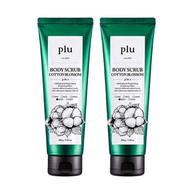 FLU  Body Scrub Cotton Blossom 200g 2 Count