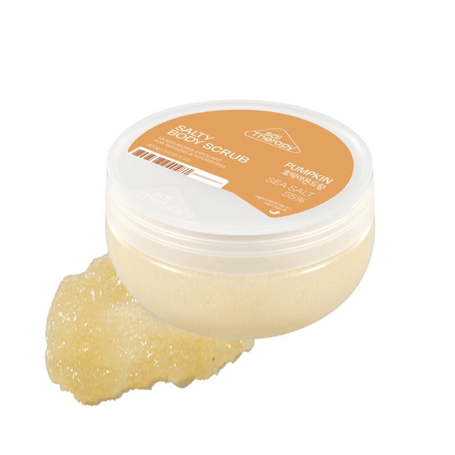SOLTHERAPY  Salty Pumpkin Body Scrub Pumpkin Almond Scent, 300g, 1 Count