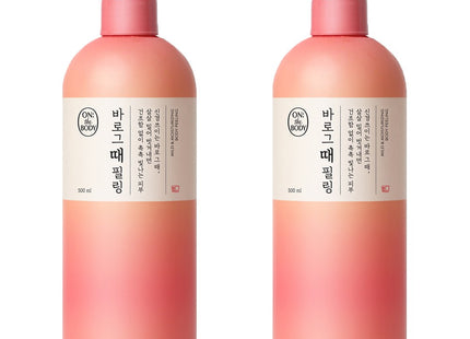 ON THE BODY  Baro Geuttae Peeling Body Scrub Rose Scent, 500ml, 2 Count