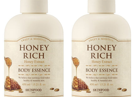 SKINFOOD  Honey Rich Body Essence 450ml Set of 2