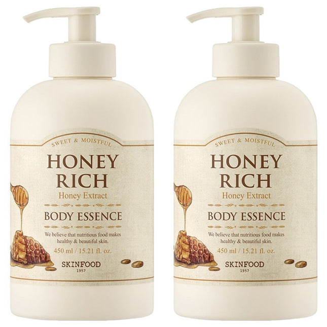 SKINFOOD  Honey Rich Body Essence 450ml Set of 2