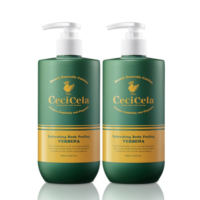 CECI CELLA  Refreshing Body Peeling, 500ml, 2 Count