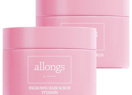 ALLONG  Ingrown Hair Scrub Vitamin, 350g, 2 Count