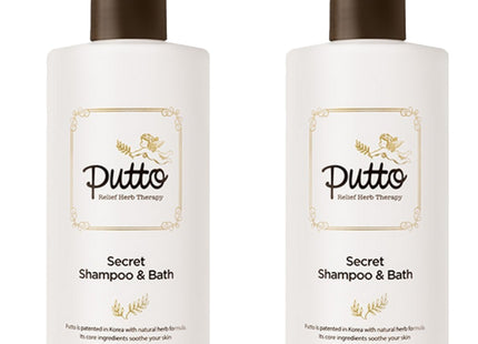 PUTTO  Secret Shampoo & Bath All-in-One Wash, 300ml, 2 count