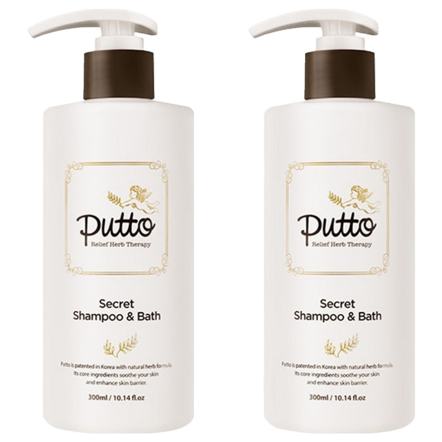 PUTTO  Secret Shampoo & Bath All-in-One Wash, 300ml, 2 count
