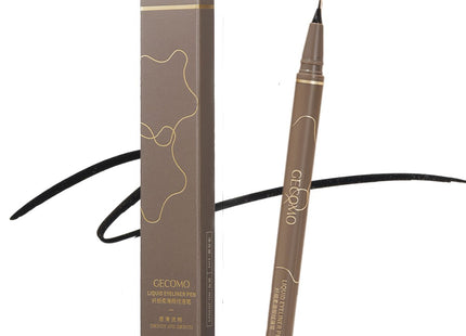 NONE  Ultra-Fine Eyeliner Pencil, Long-Lasting, Smudge-Proof, Waterproof, Sweat-Resistant, Beginner-Friendly, Black, 1 Count