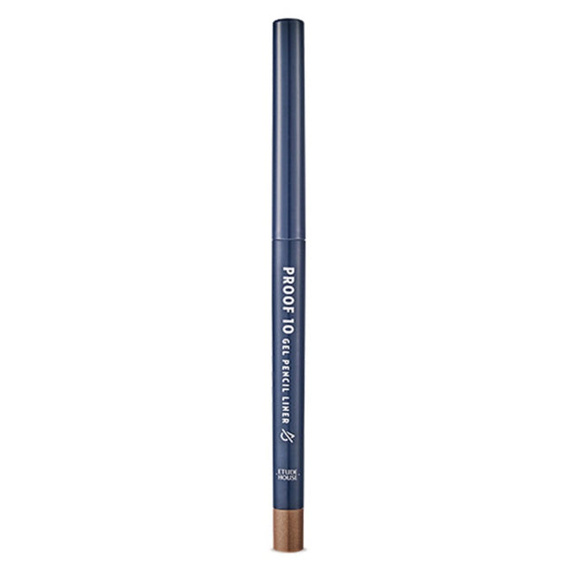 ETUDE  Proof 10 Gel Waterproof Auto Pencil Liner 0.3g, No. 6 Honey Bronze, 1 Count