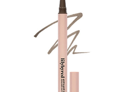 LILYBYRED  Nine to Nine Survival Penliner Natural 1g, 02 Ash Brown, 1 count
