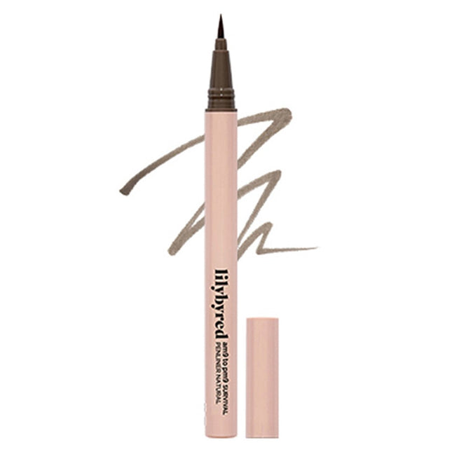 LILYBYRED  Nine to Nine Survival Penliner Natural 1g, 02 Ash Brown, 1 count