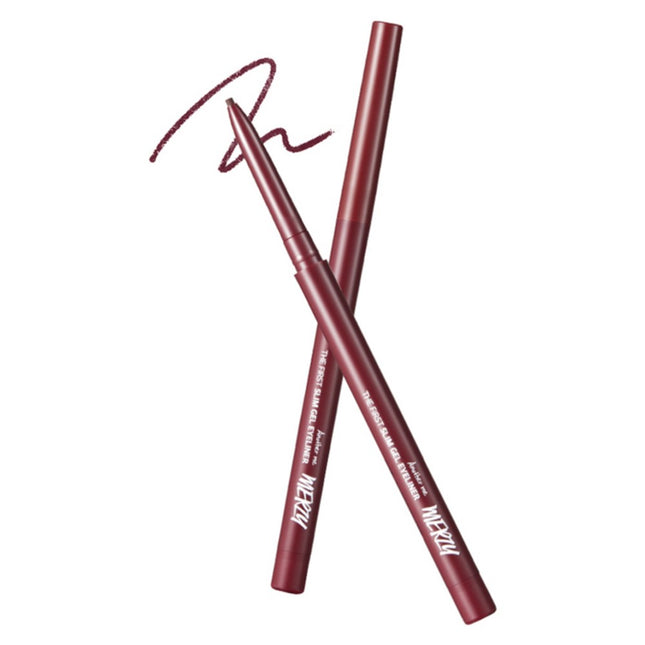 MERZY  THE FIRST SLIM GEL EYELINER 0.05g, GS5 Burgundy Beryl, 1 Count