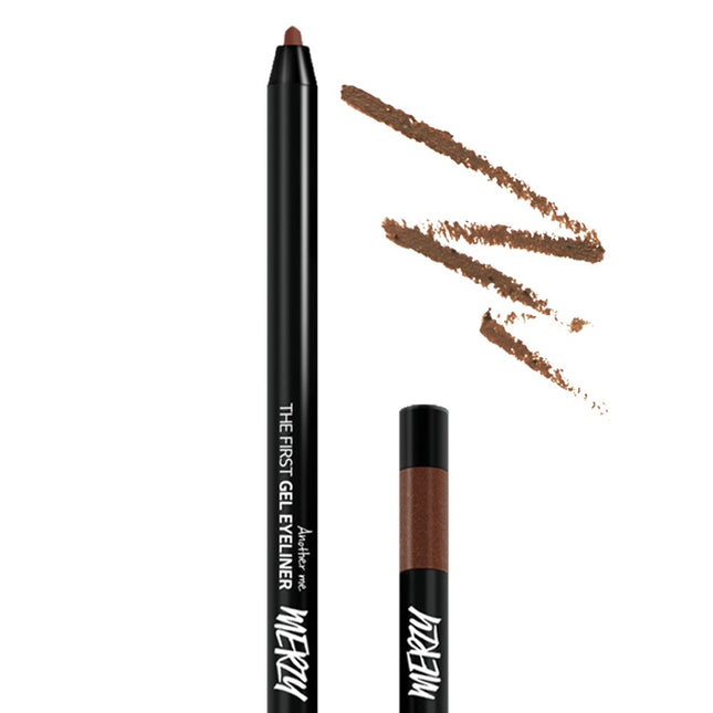 MERGE  THE FIRST GEL EYELINER 0.5g, G12 SIENNA BROWN, 1 Count