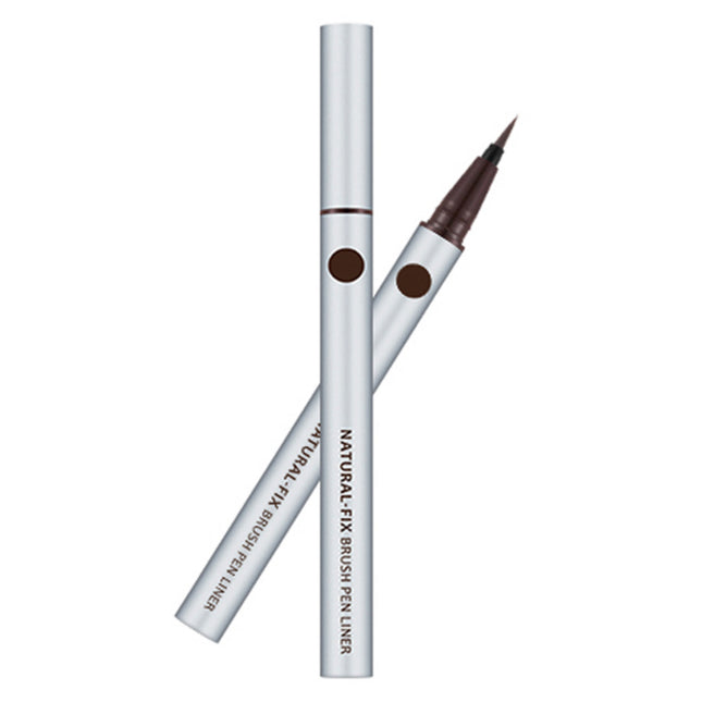 MISSHA  Natural Fix Brush Pen Eyeliner 0.6g, Brown, 1 ea