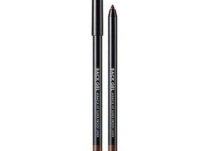 TONYMOLY  Back Gel Miracle Fit Superproof Pencil Liner 0.5g, 01 True Black, 1 Count