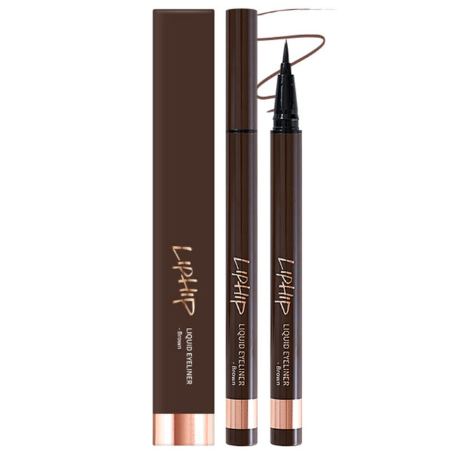 LIPHOP  Liquid Eyeliner 0.6g, Brown, 1 count
