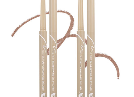 MERGE  THE FIRST EASY DRAWING GEL EYELINER 0.14g, EG6 Pecan, 2 count