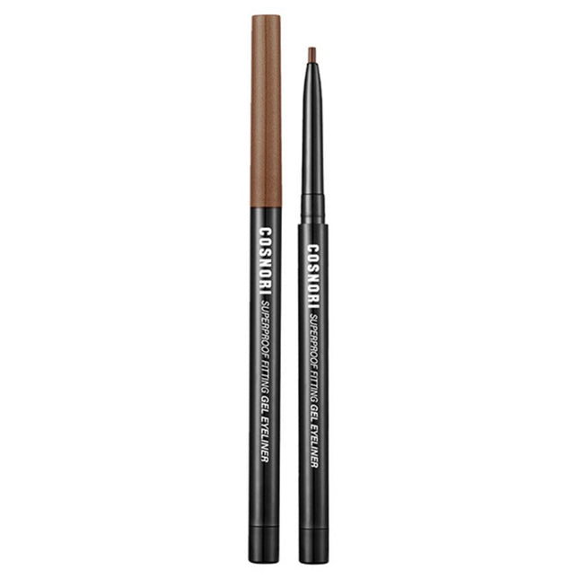 COSNOIR  SUPERPROOF FITTING GEL EYELINER PENCIL 0.13g, 1PC, 03 WALNUT BROWN