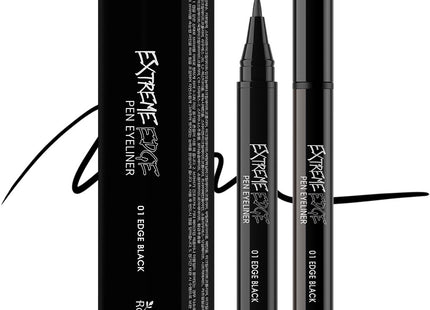 ROCKY'S  Extreme Edge Pen Eyeliner, Edge Black, 2 Count