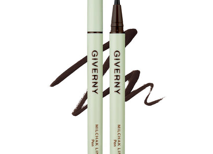 GIVERNY  Close Fit Pen Liner 0.6g, Black Brown, 1 Count