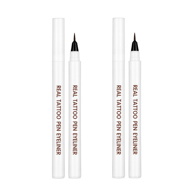 LIR REAL TATTOO EYELINER  0.8ml, 02 Deep Brown, 2pcs