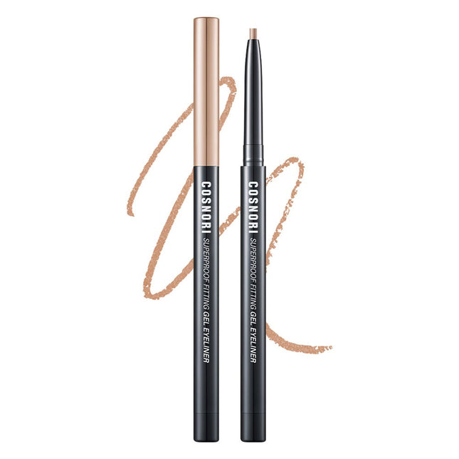 COSNORI  Superproof Fitting Gel Eyeliner Pencil 0.13g, 1 Count, 12 Mute Beige