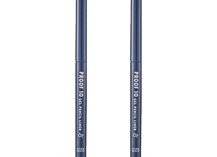 ETUDE PROOF10 GEL WATERPROOF AUTO PENCIL LINER 0.3g, 2 Dark Cacao, 2pcs