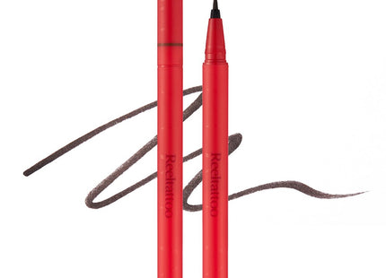 MERYTHOD Merythod Reel Tattoo Brush Eyeliner 0.4g, 02 Dark Brown, 1 count