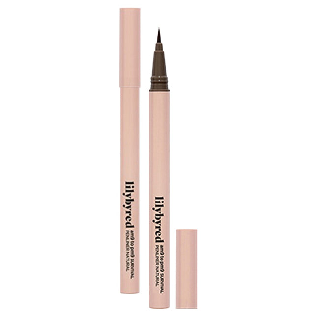 LILYBYRED  9TO9 SURVIVAL PEN LINER NATURAL 1G, 02 ASH BROWN, 2PCS