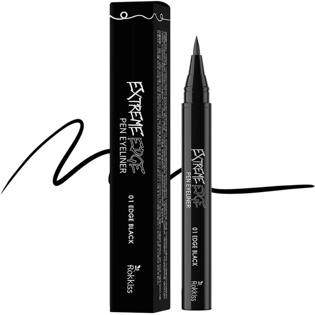 ROCKIES  Extreme Edge Pen Eyeliner, Edge Black, 1 Count