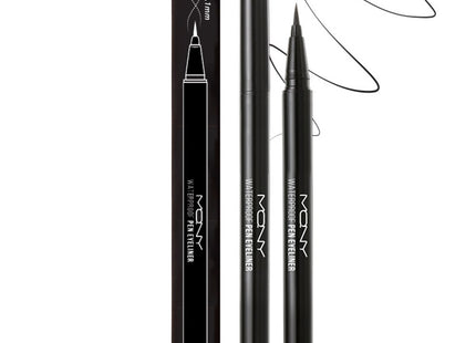 MCQUEEN NEW YORK  Waterproof Pen Eyeliner 0.6g, Deep Black, 1 count
