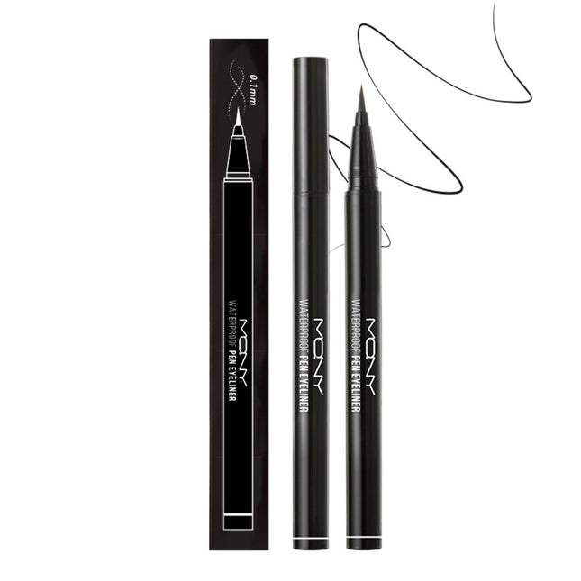 MCQUEEN NEW YORK  Waterproof Pen Eyeliner 0.6g, Deep Black, 1 count